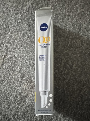 Nivea Q10 Wrinkle Filler Serum Anti Wrinkle Bioxifill Peptides DAMGED BOXES - Picture 2 of 4