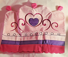 CHAIR COVER Pink Princess Crown Slip-On kids girl's party decor