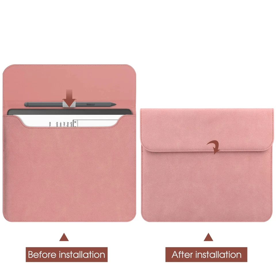 Funda universal HoYiXi para libro electrónico de 10,2 pulgadas rosa de 10,3"" Foto 3 de 4