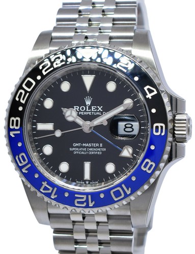 Rolex GMT-Master II Nero/Blu da Uomo in Ceramica Acciaio Jubilee B/PS'19  126710 | eBay