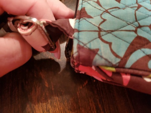 VERA BRADLEY Little Flap Hipster LOLA Crossbody Mini Bag Purse - Picture 9 of 9