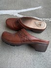 Dansko Shyanne Slip-on Leather Mule Comfort Clog Brown Women’s Eu42 Us10.5 / 11