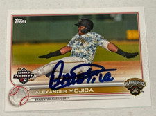 ALEXANDER MOJICA SIGNED 2022 TOPPS PRO DEBUT BASEBALL CARD AUTOGRAPH AUTO