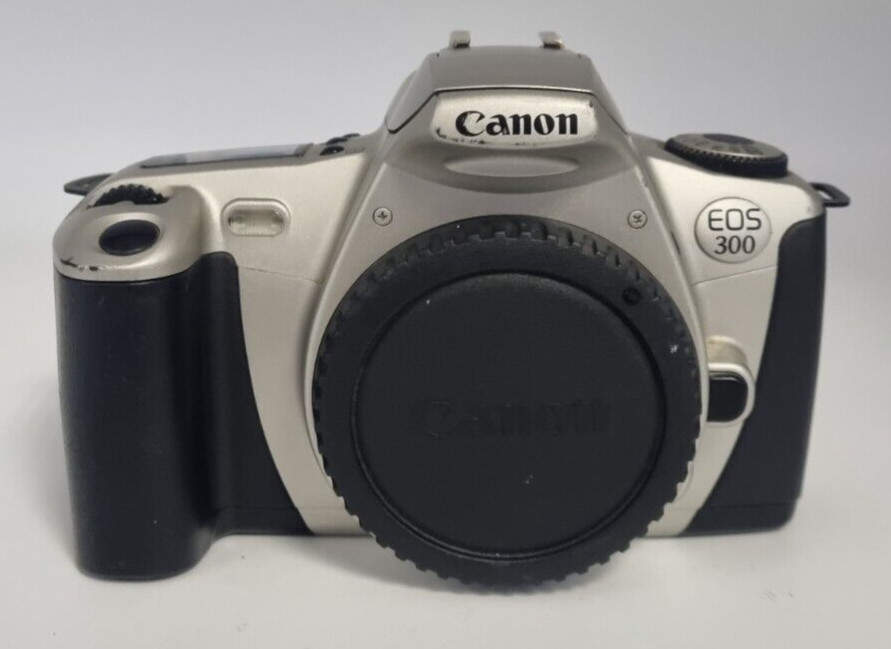 Canon EOS 300 digitale 35-mm-Filmkamera – schwarz/silber *nur Gehäuse* (W4)