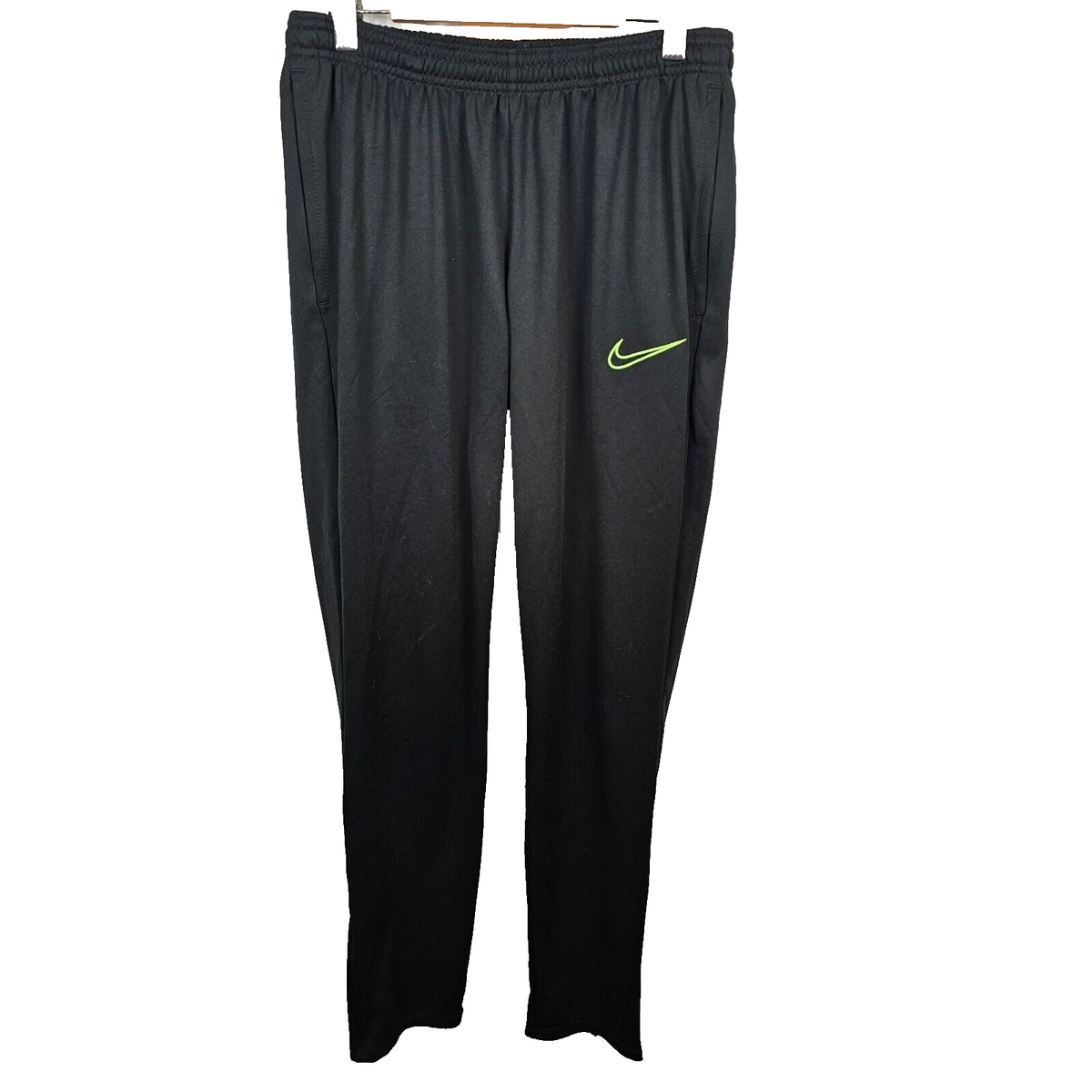 Nike Dri-Fit Athletic Training Sweatpants Mens Small Black Neon