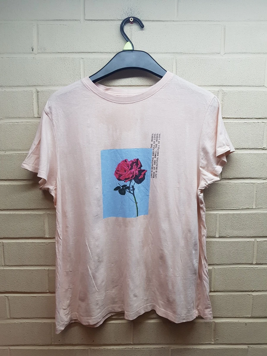 Rose pink top t shirt