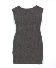 ZARA Basic Grey Tweed Bodycon Pencil Dress | Size M