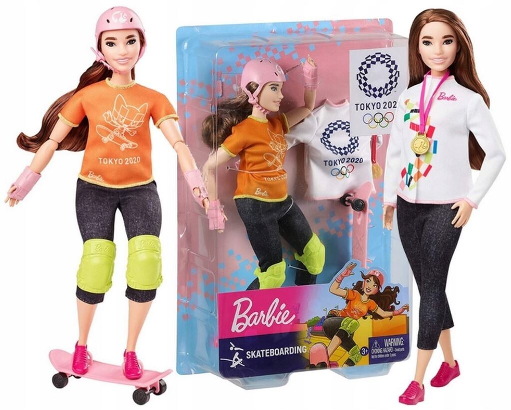 BARBIE SPORTS OLYMPIC SKATER DOLL GJL78 Mattel | eBay