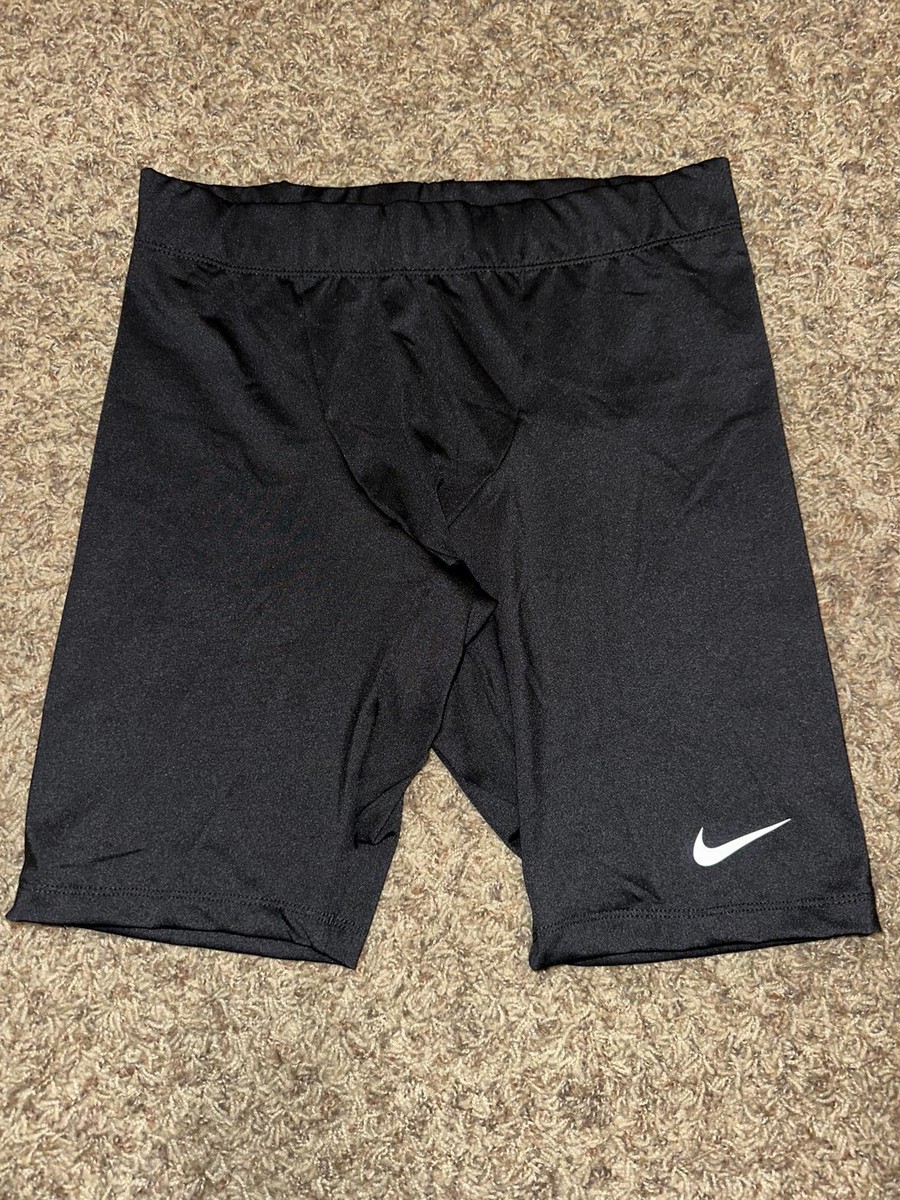 Nike Men's Fast Dri-FIT Brief-Lined Running 1/2-Length Black