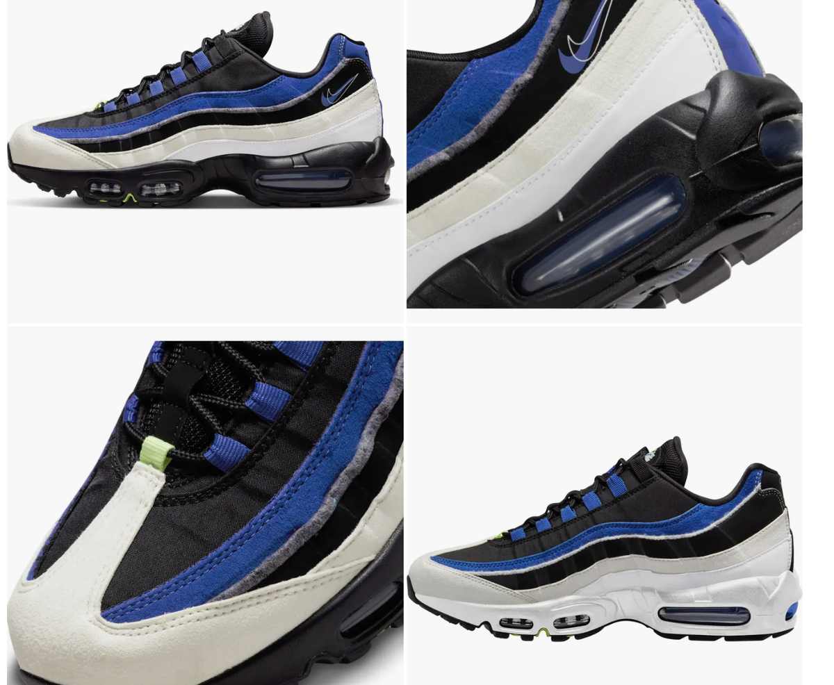 Size 11 - Nike Air Max 95 SE Double Swoosh - Black Game
