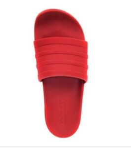 Details about New Adidas Men Slides Adilette Cloudfoam Plus Mono Slippers  Red 16 Sandals