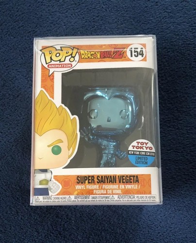 Figurine Funko Pop! Dragonball Z - Super Saiyan Vegeta #154 - Vinyle 10 Cm - Boîte Neuve Scellée