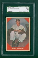 1960 Fleer Baseball Card - #70 Bobo Newsom SGC 7 NM