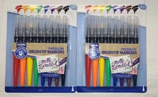 2 Pack Artskills Crafter's Closet Premium Brush-Tip Markers, 8 ct