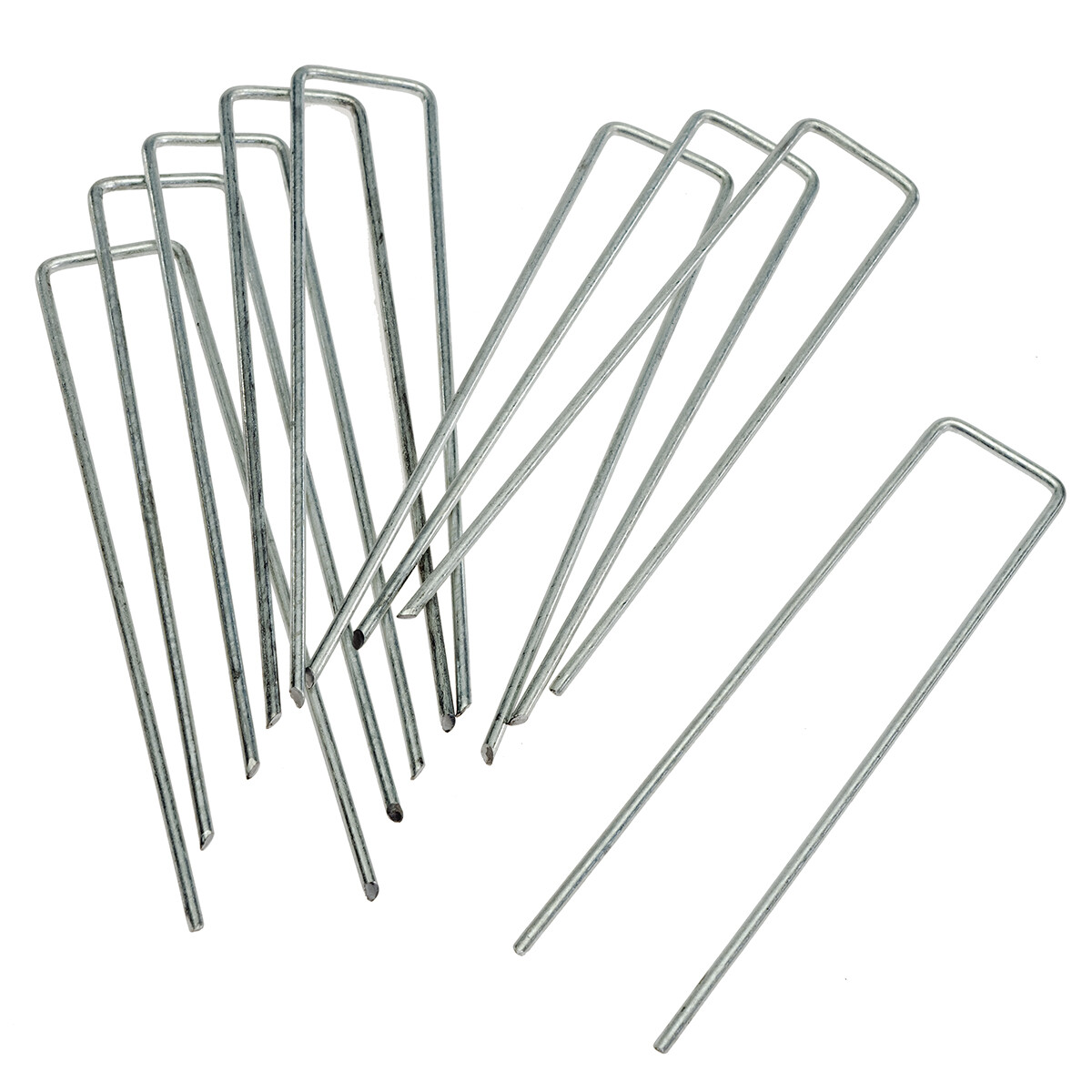 ERDANKER Kunststoffanker F. Unkrautvlies Bodengewebe Ohne Widerhaken In Versch. Mengen - Foto 3