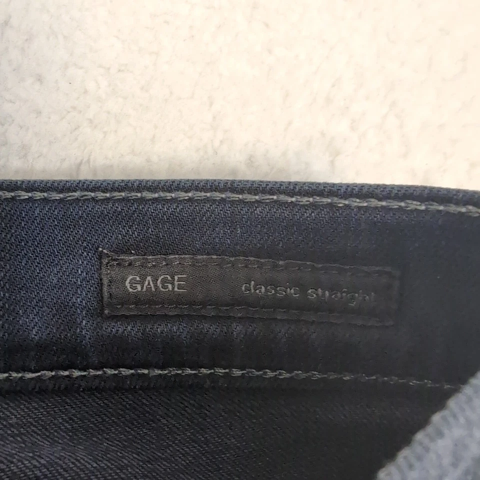Citizens of Humanity Gage Classic Straight Men's Stretch Jeans 30x27" DARK Flaw - Image 2 of 4
