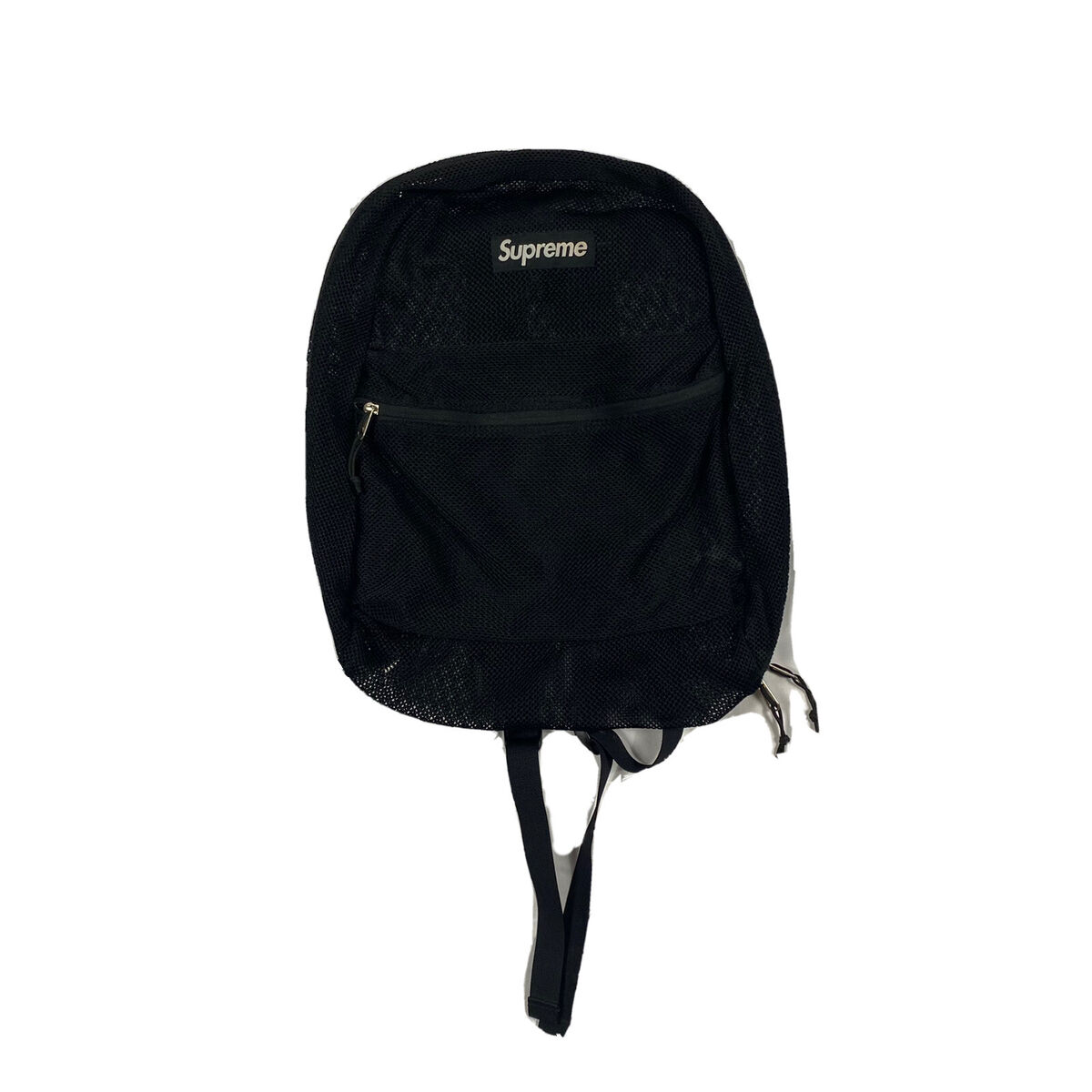 SUPREME SS16 MESH BACKPACK BLACK 100% Authentic