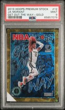 2019-20 Hoops Premium Stock Ja Morant Gold “Get Out The Way” RC #/10 PSA 9 #12