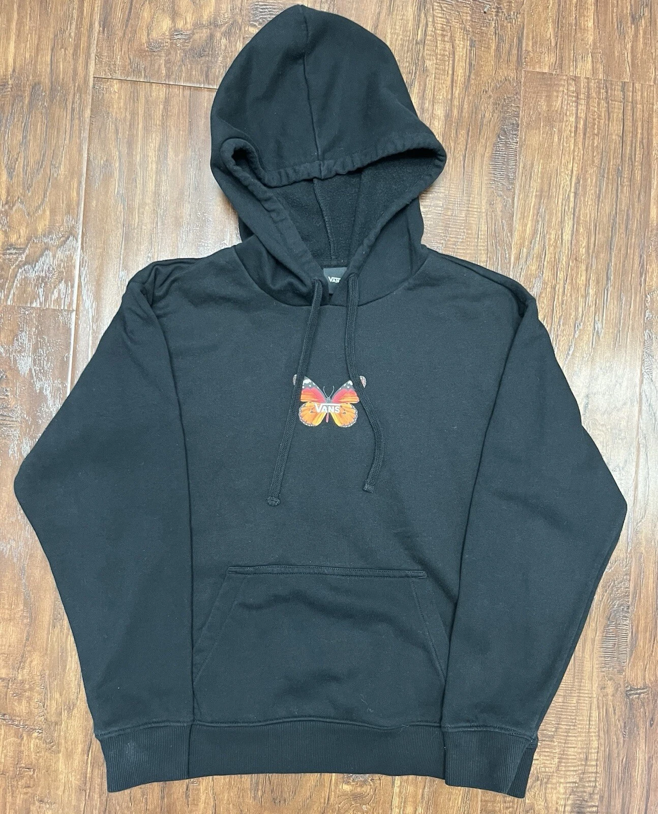 VANS Off The Wall Black Metamorphosis Butterfly Pullover Hoodie #127