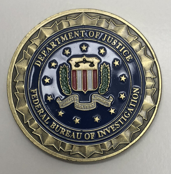 チャレンジコイン FBI FBI Challenge Ultra Rare ILAF Department of Justice FBI