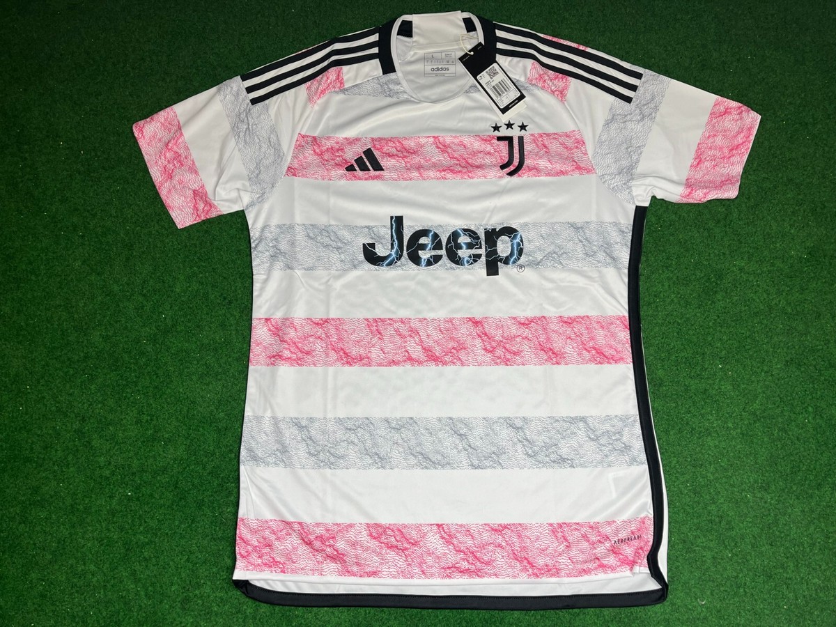 NEW AUTHENTIC Juventus Turin L Pink Third 2023 Away ADIDAS Jersey