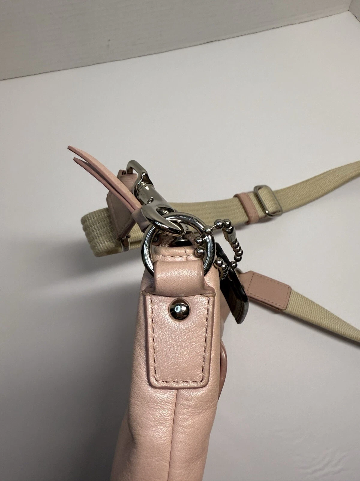 PARK SWINGPACK IN PELLE (COACH F49170) ROSA CHIARO