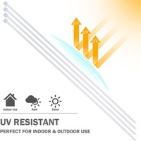 100-200Pcs Cable Ties 4" / 14" Heavy Duty Nylon Wrap Wire Zip Ties UV Resistant 10