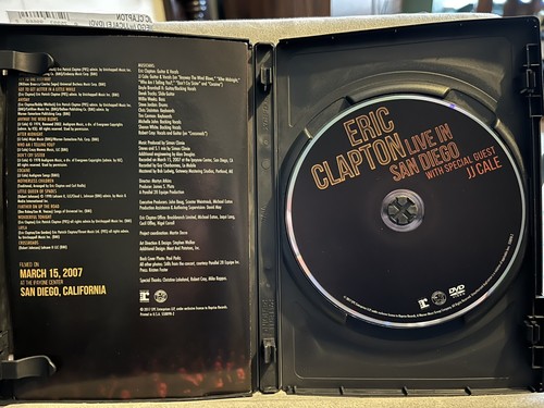 Eric Clapton Live in San Diego (with Special Guest JJ Cale)(DVD) - - Picture 3 of 3