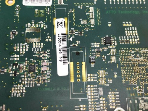 *WORKING* ATTO TECHNOLOGY INC. FC84EN CELERITY QUAD PORT 8 GB FIBRE CHANNEL PCIe - Picture 7 of 8