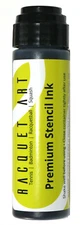 Racquet Art Premium Stencil Ink - Solvent Based - Black
