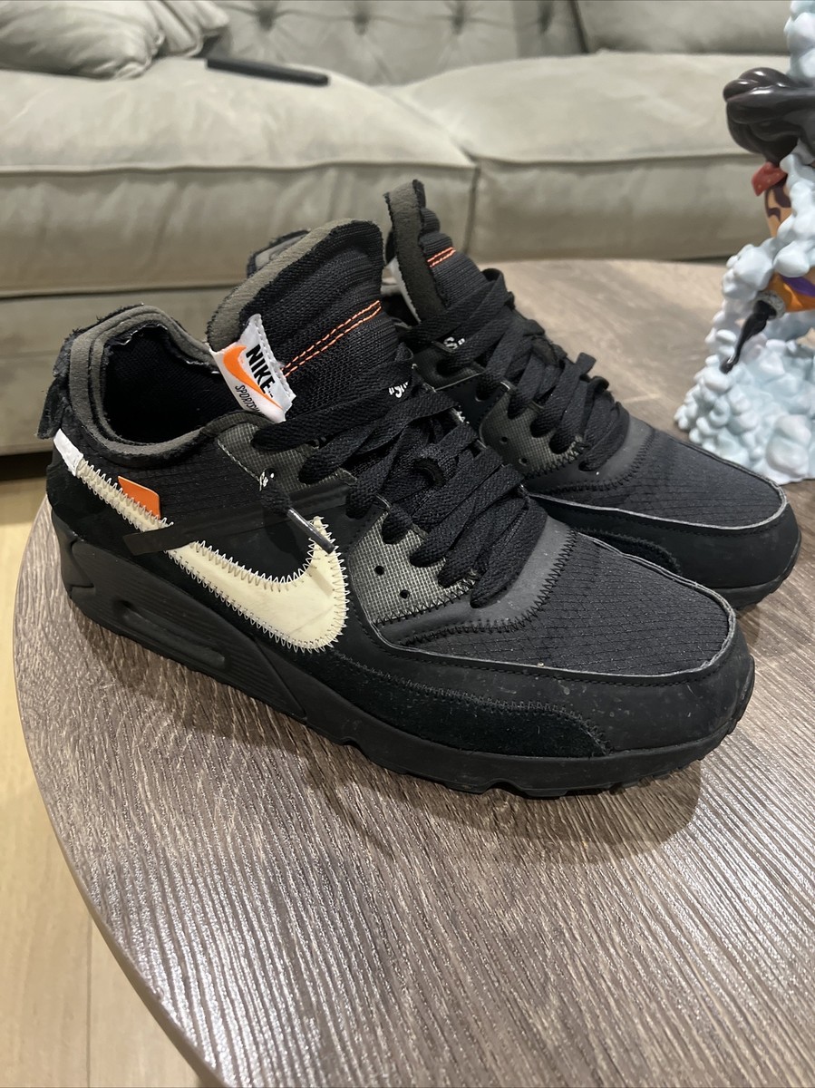 Size 9.5- Nike Air Max 90 x OFF-WHITE Black 2019 | eBay Size 9.5- Nike Air Max 90 x OFF-WHITE Black 2019 | eBay