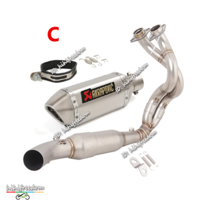 ガバラソフビ For Kawasaki Z650 Ninja 650 2024 2025 Full Exhaust System