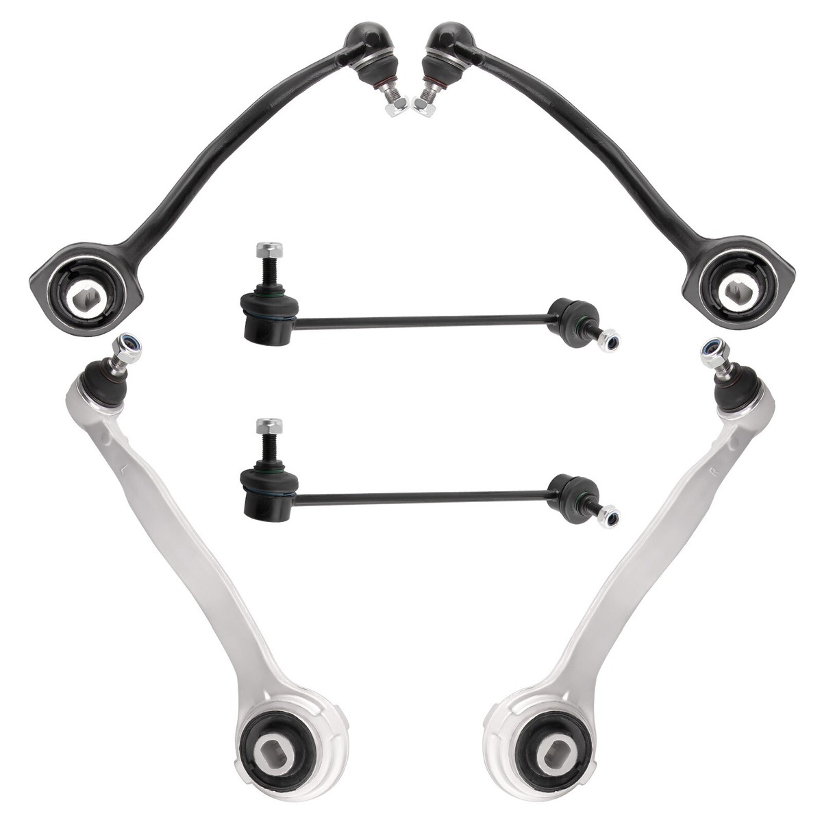 Bras Suspension Mercedes Bras Suspension Avant Gauche ATEC Germany - Compatible Mercedes Classe C W203, CLC, CLK - Paire Inférieure Avant/arrière Pièce Mercedes C203