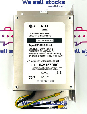 SCHAFFNER FS20159-25-07 RFI Filter