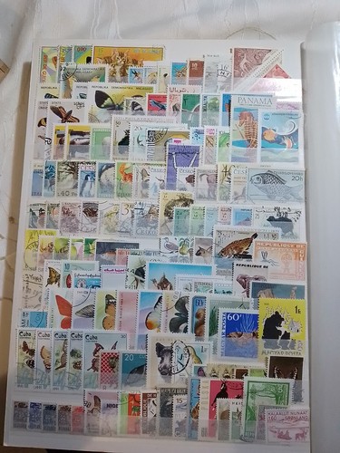 Animal Theme Stamps Lot Of 340