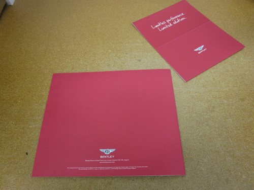 2012 Bentley Continental Supersports ISR 8pg sales brochure ice speed ORIGINAL - Picture 5 of 5