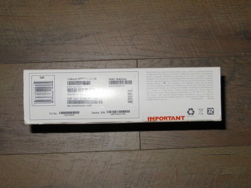 NEW/SEALED - T-MOBILE HOTSPOT@HOME LINKSYS WIRELESS ROUTER WRTU54G-TM - Bild 11 von 12