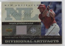 2007 Upper Deck Artifacts Divisional Limited Edition 119/130 Ryan Zimmerman 1dm4
