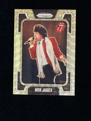 2025 Panini Prizm Rolling Stones Mick Jagger Gold Vinyl 1/5 Mint Worth Grading?