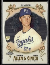 2021 Topps Allen & Ginter Chrome #117 Brady Singer Baseball Card 2903F