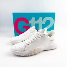 G/Fore G.112 Men's Golf Shoes Pleather Business Casual Sneaker - SNOW / NIMBUS