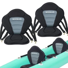 2 Pack Kayak Seat Padded Deluxe Paddleboard Seat Adjustable Boat Seat Cushion...