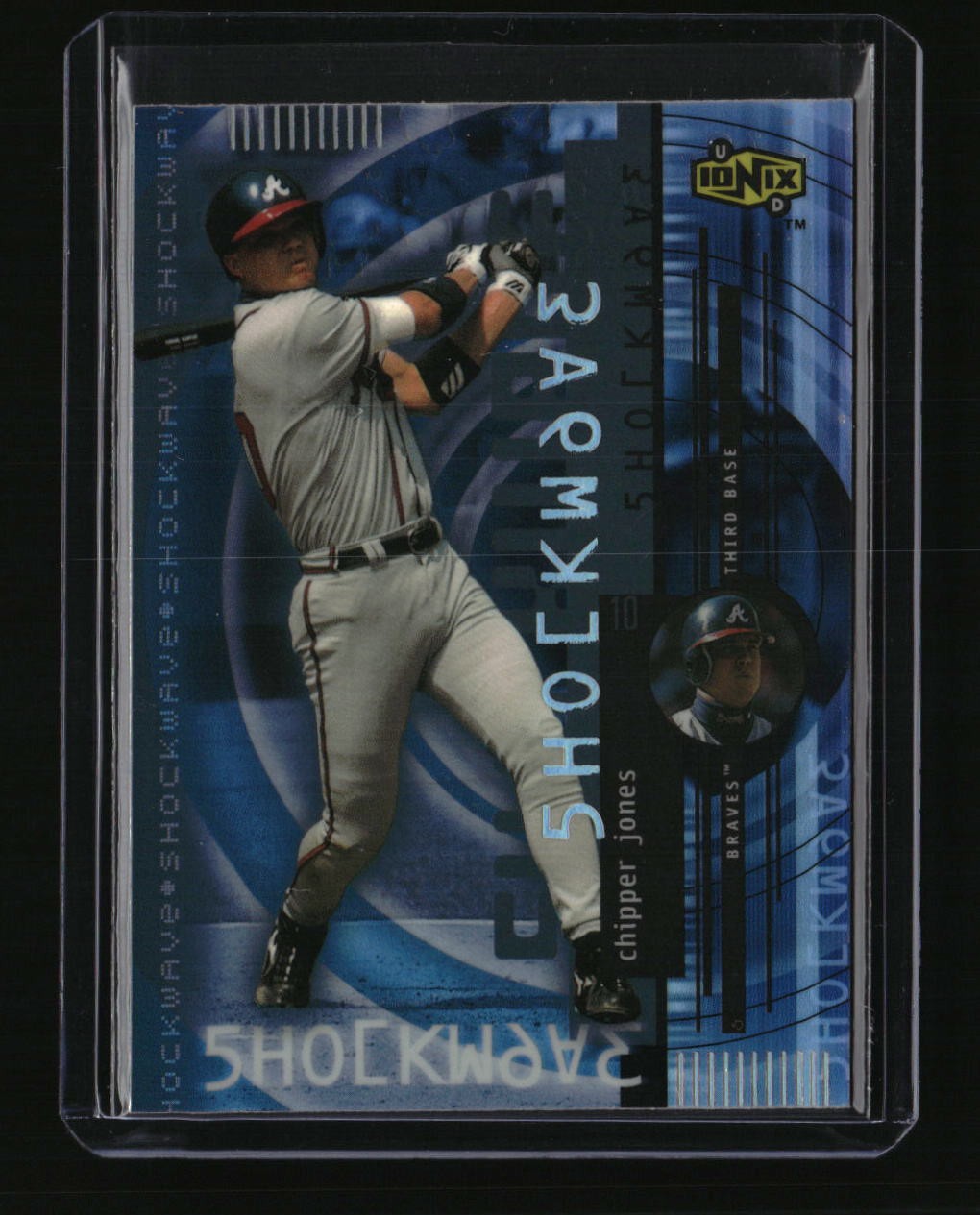 2000 UD Ionix #S9 Chipper Jones Shockwave