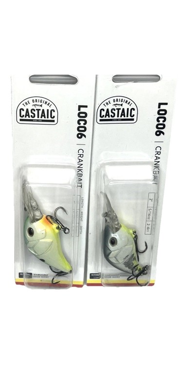 2-Castaic LOC06 Diving Crank Bait 2” 5/16 Oz-Dives 4'