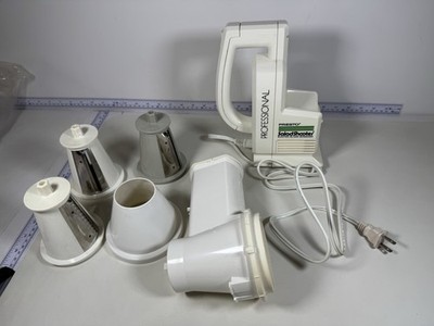 Retro VTG Salad Shooter Presto Electric Slicer Shredder Works
