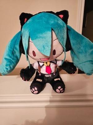 Hatsune Miku Project DIVA Arcade Future Tone Fuwapuchi LL Plush Toy Nyanko *US*
