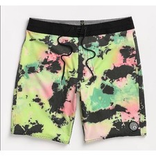 Volcom Boys Bolinas Stoney Tie Dye Board Shorts Boys Size 18 29