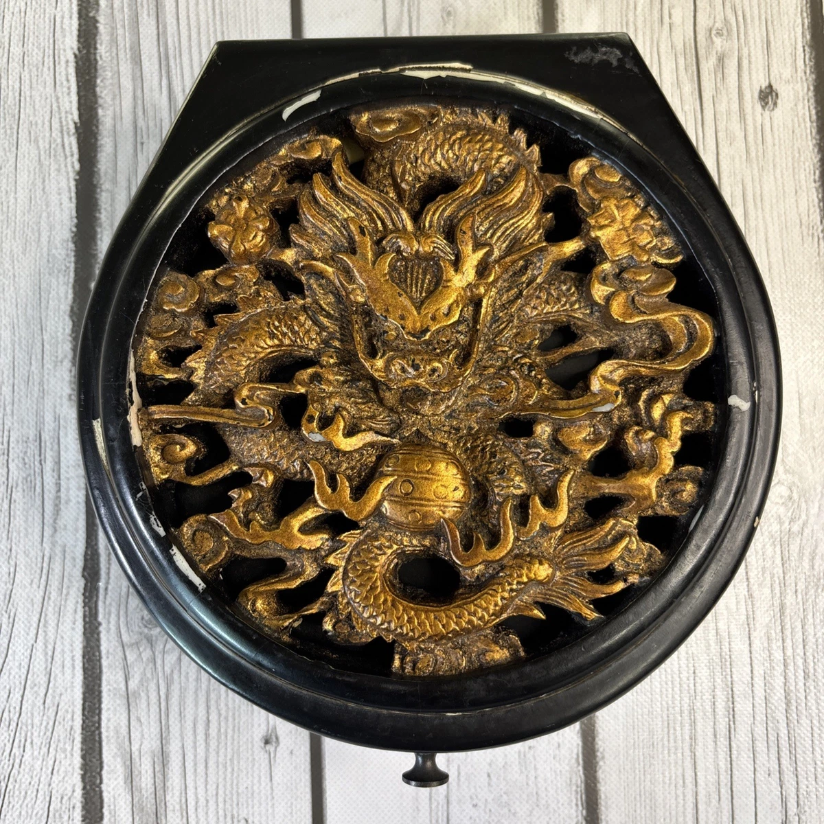 雕刻木盒在中式古董盒子| eBay