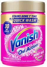 VANISH GOLD OXI ACTION STAIN REMOVER WHITENING COLOUR MULTI BOOSTER POWDER NEW
