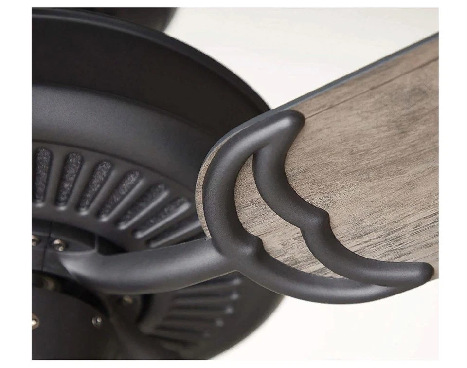 Ventilador de techo Luminance Kathy Ireland Home Designer 52" 5 aspas reversibles graphi Foto 4 de 4